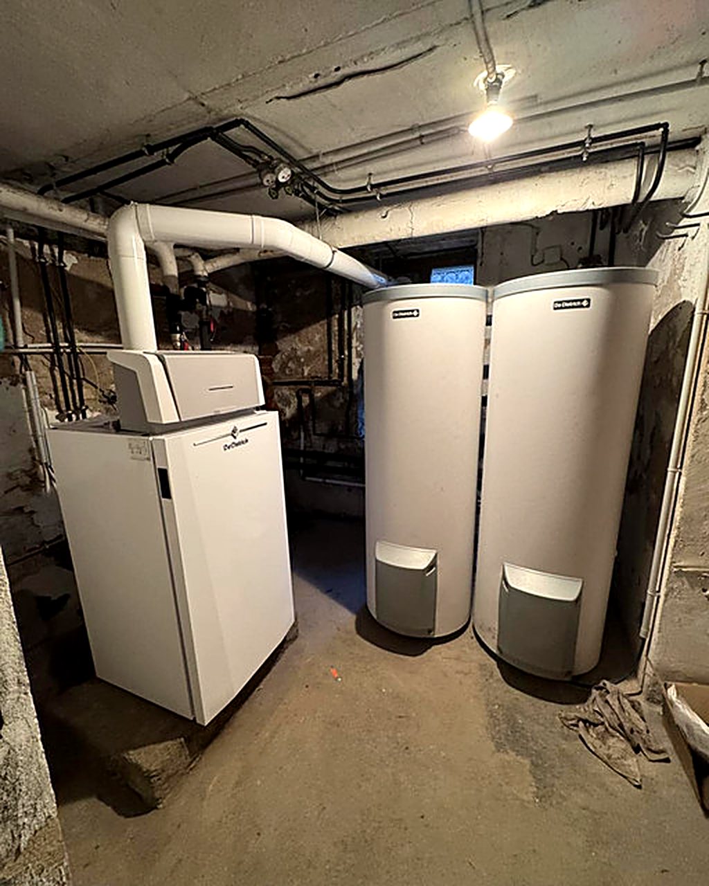 Chaufferie d'immeuble rénovée à Strasbourg