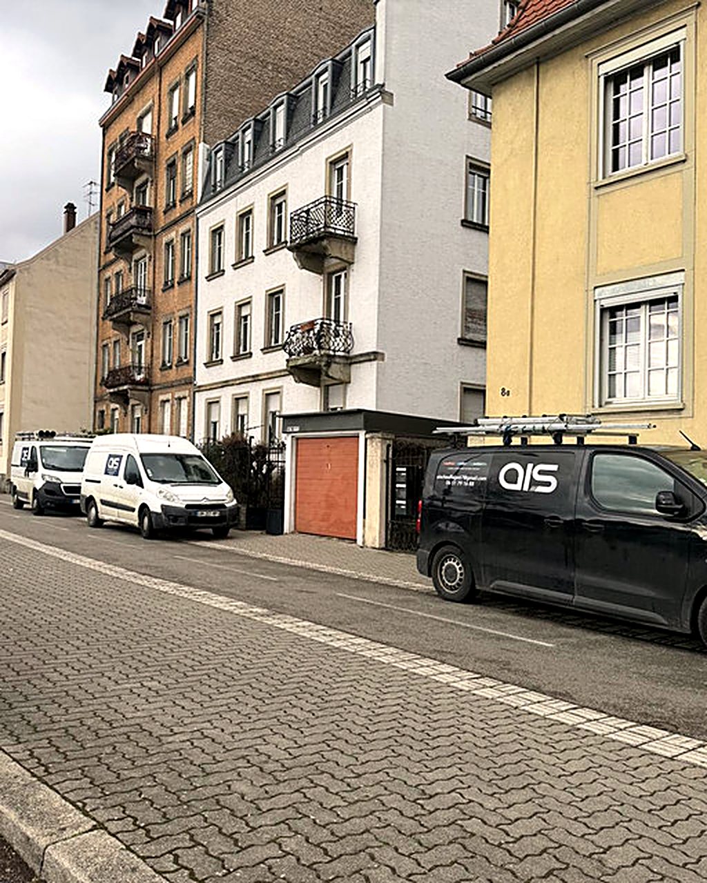 Camion AIS Chauffage en intervention à Strasbourg